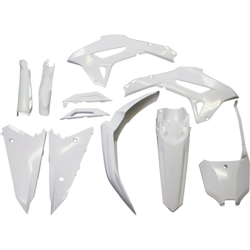 Acerbis Replacement Plastic Full Kit - White