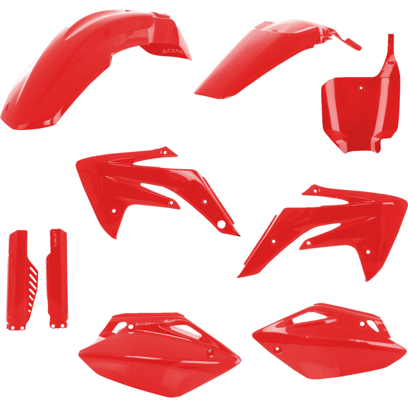 Acerbis Replacement Plastic Full Kit - Red