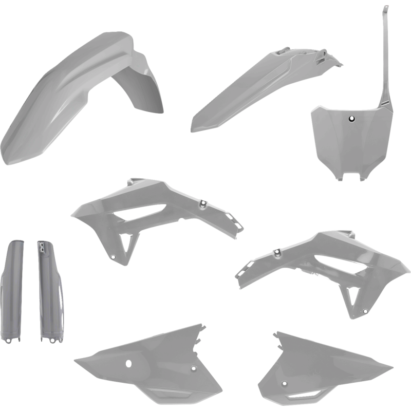 Acerbis Replacement Plastic Full Kit - Gray