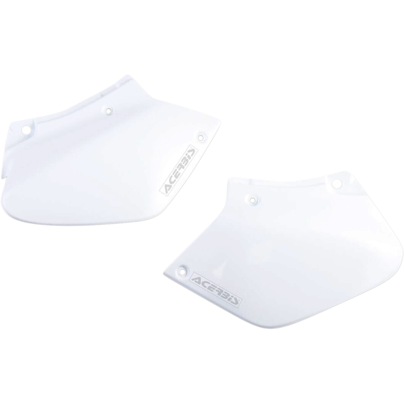 White Side Panel/Rear Number Plate