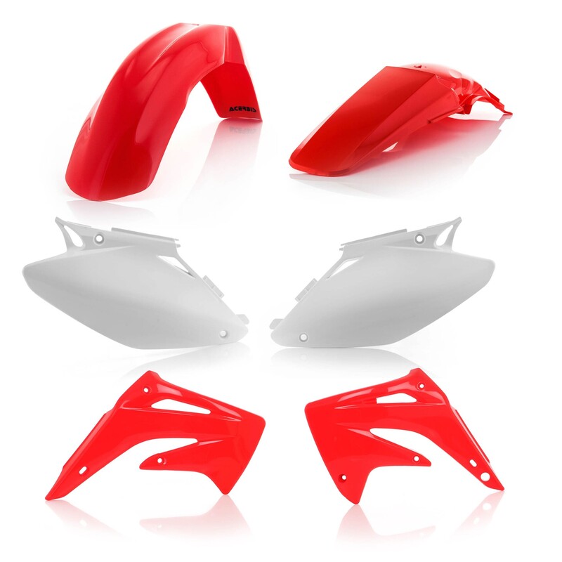 Acerbis Replacement Plastic Standard Kit - Black