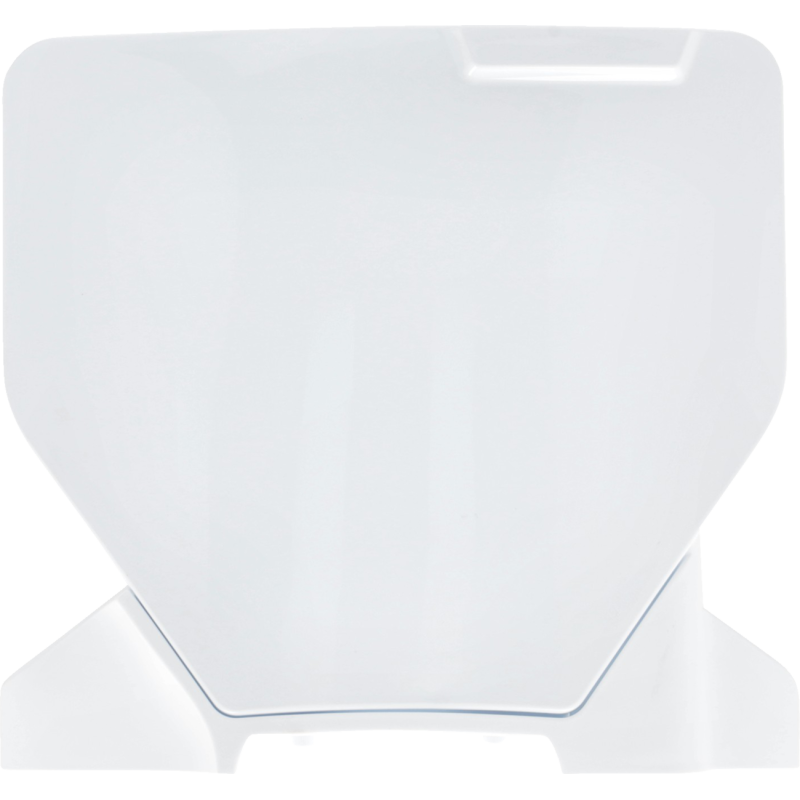 White 20 Front Number Plate