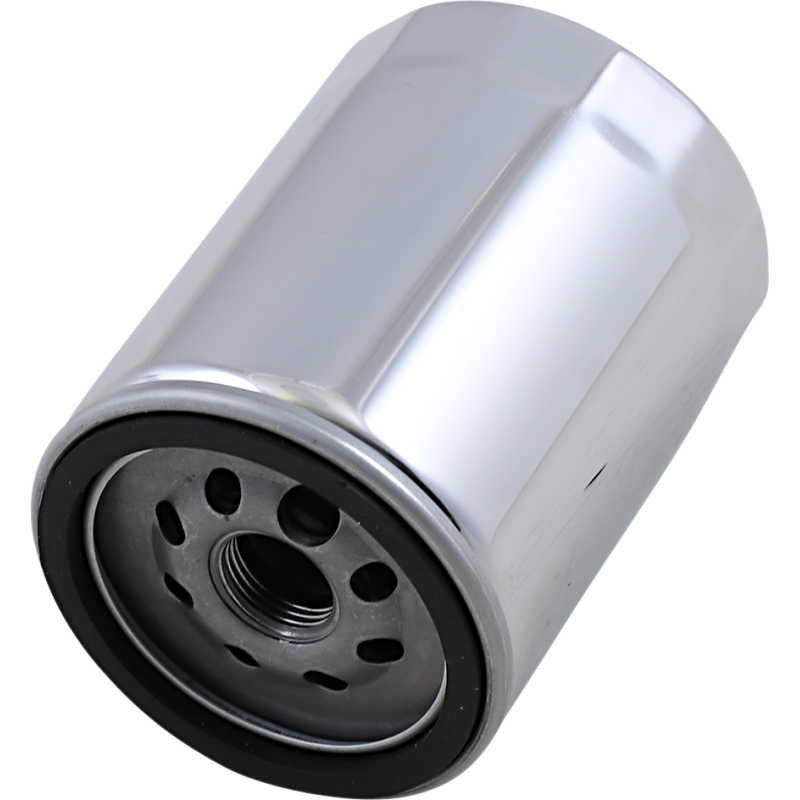 Spin-On Oil Filter, Chrome