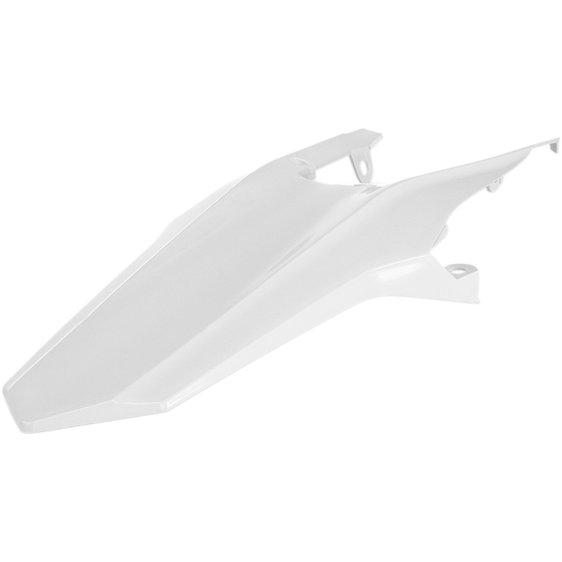 White Rear Fender