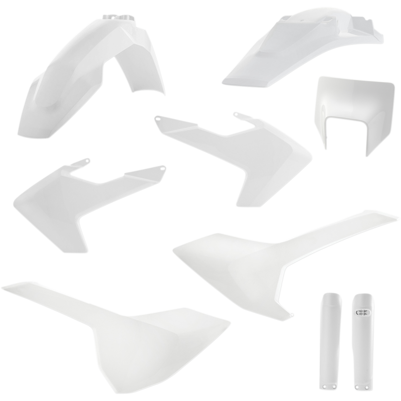 Acerbis Full Plastic Kit - White