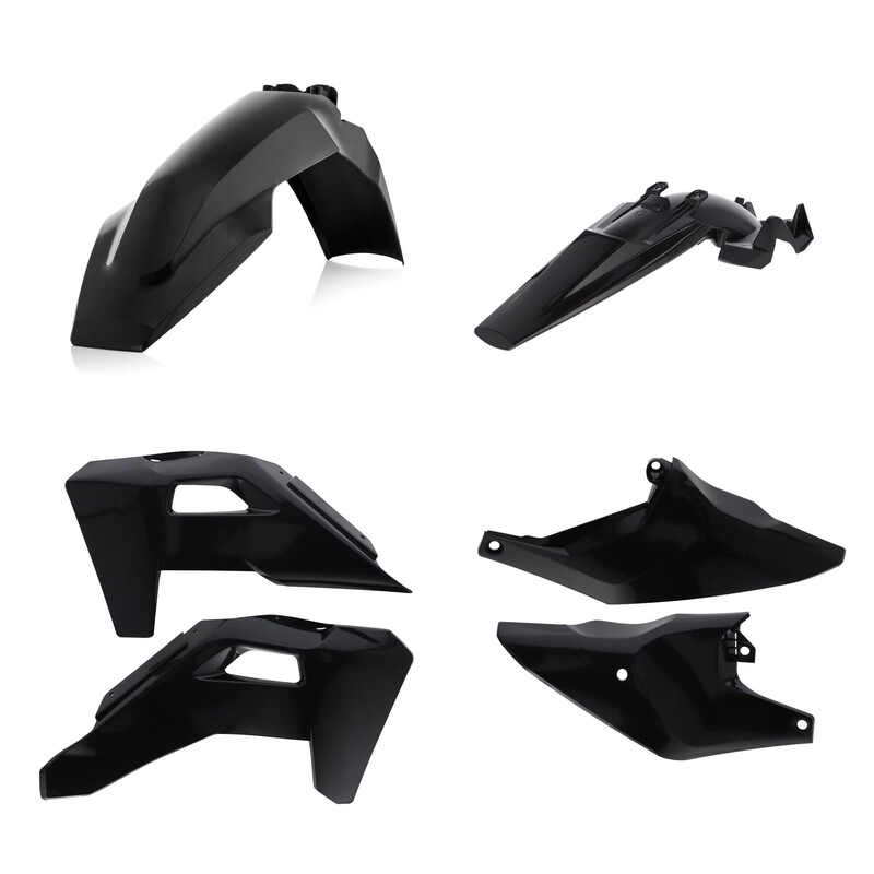 Acerbis Standard Plastic Kit - Black