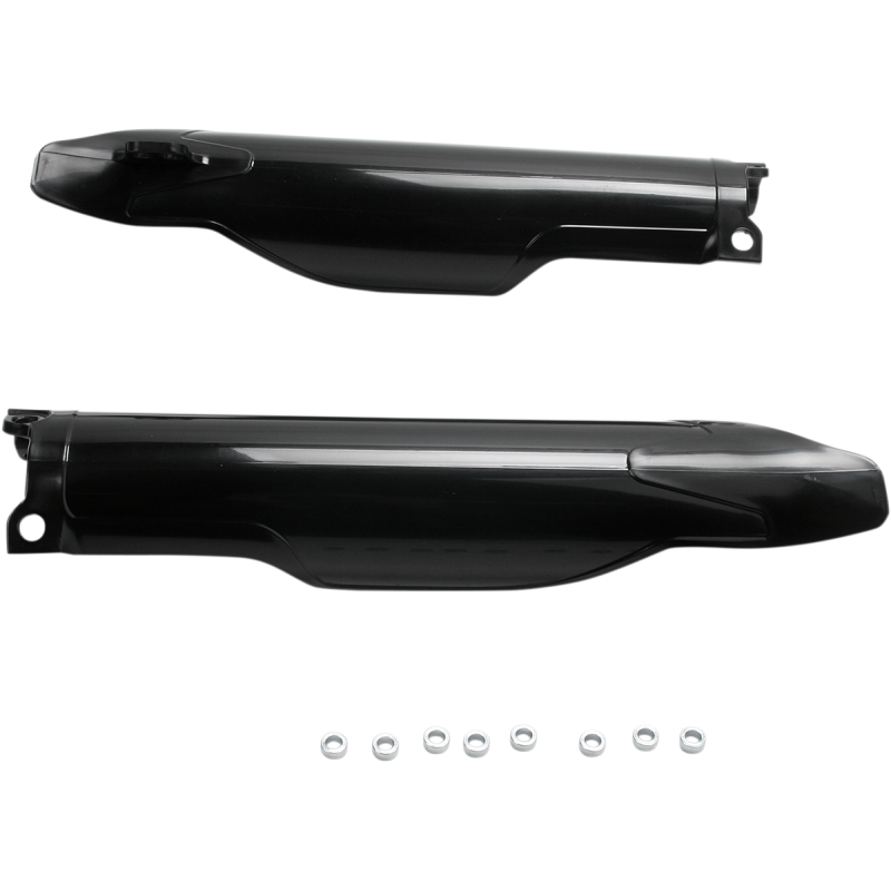 Acerbis Lower Fork Cover Sets/Shoe Protectors for Inverted Forks - Black