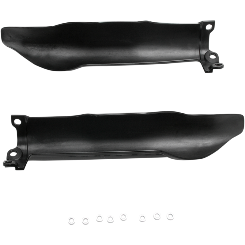 Acerbis Lower Fork Cover Sets/Shoe Protectors for Inverted Forks - Black