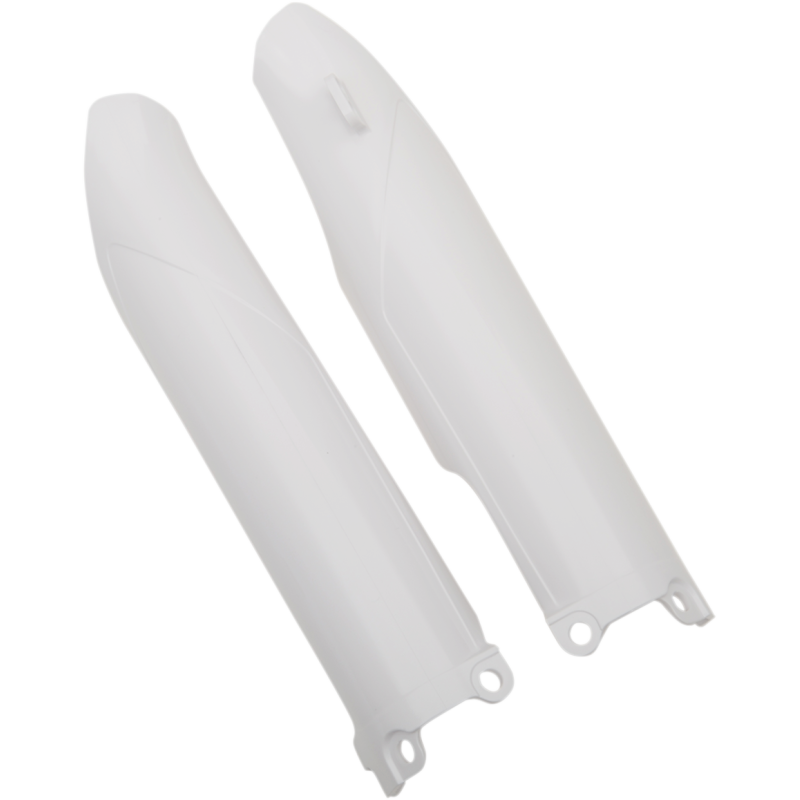 Acerbis Lower Fork Cover Sets/Shoe Protectors for Inverted Forks - White