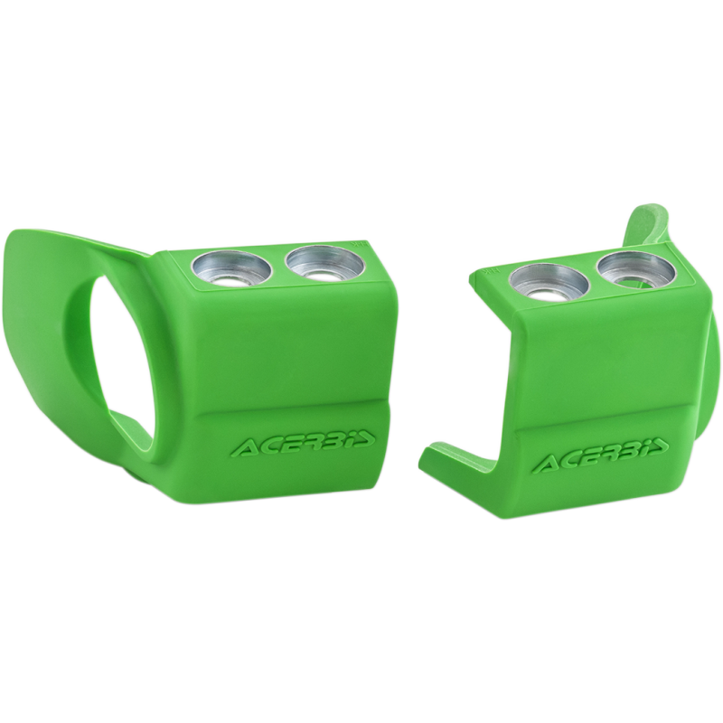 Acerbis Lower Fork Cover Sets/Shoe Protectors for Inverted Forks - Green (shoe protector)