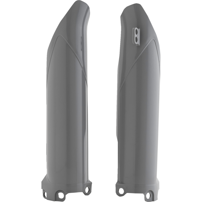 Acerbis Lower Fork Cover Sets/Shoe Protectors for Inverted Forks - Gray