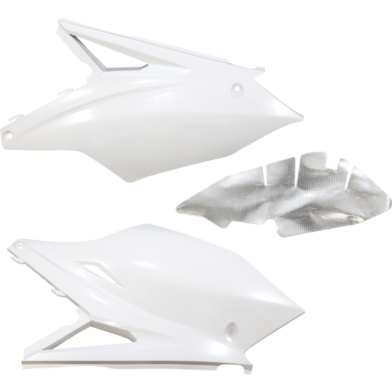 Acerbis Side Panels/Rear Number Plates - White