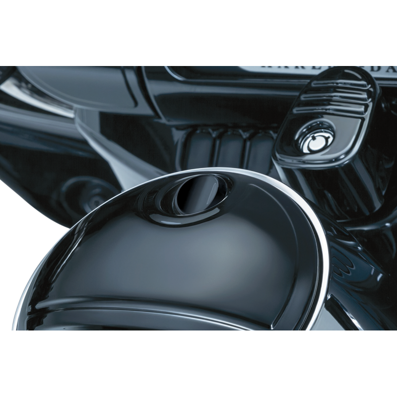 Push-Button Fuel Door Latch Gloss Black