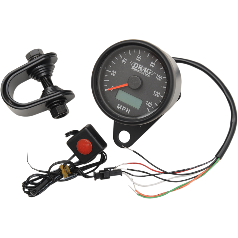 Drag Specialties Programmable Mini Electronic Speedometers