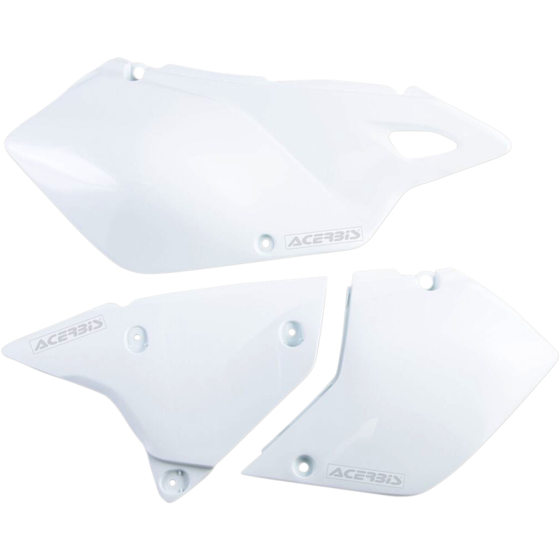 Acerbis Side Panels/Rear Number Plates - White