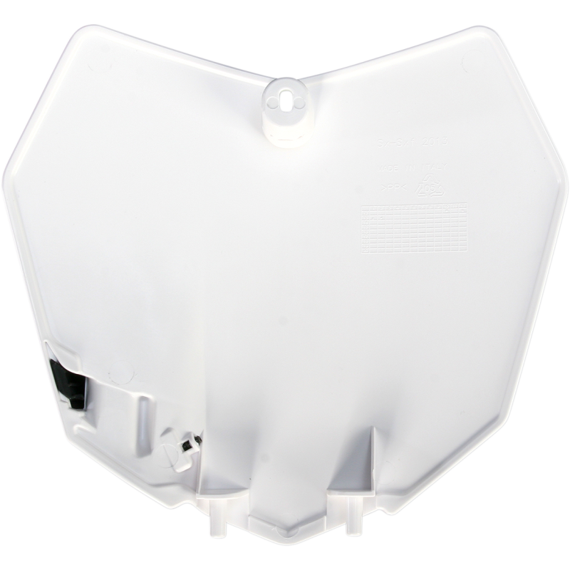 Acerbis Front Number Plate - White