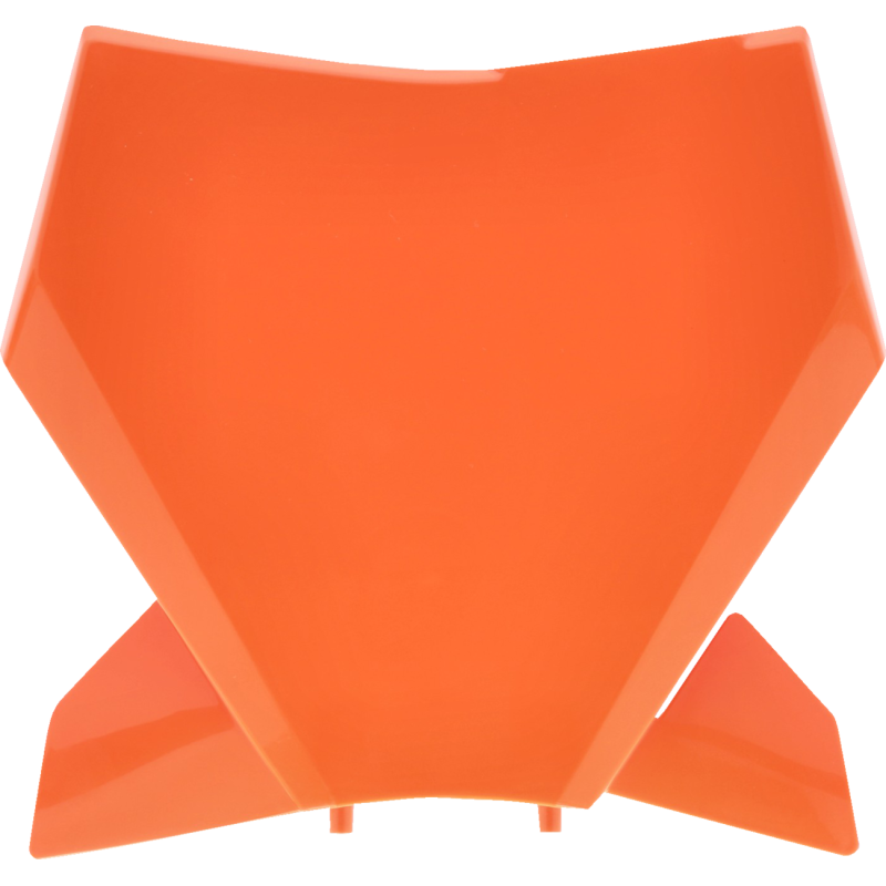 Acerbis Front Number Plate - Orange