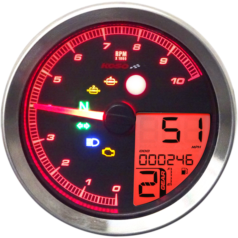 HD-04 Speedometer/Tachometer for Dyna/XL