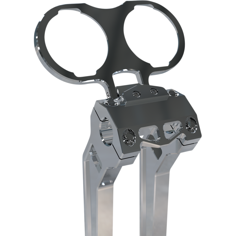 Dual Gauge Mount Raw Aluminum