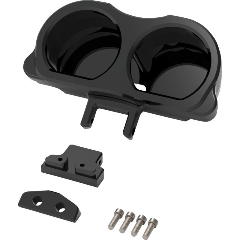 Dual Gauge Mount Black Anodized