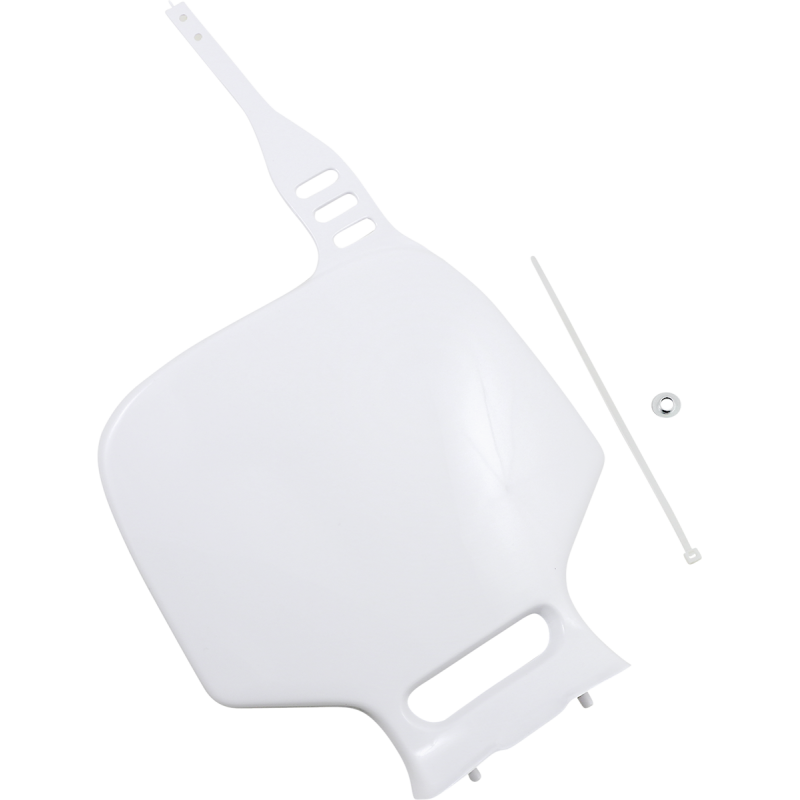 Acerbis Front Number Plate - White