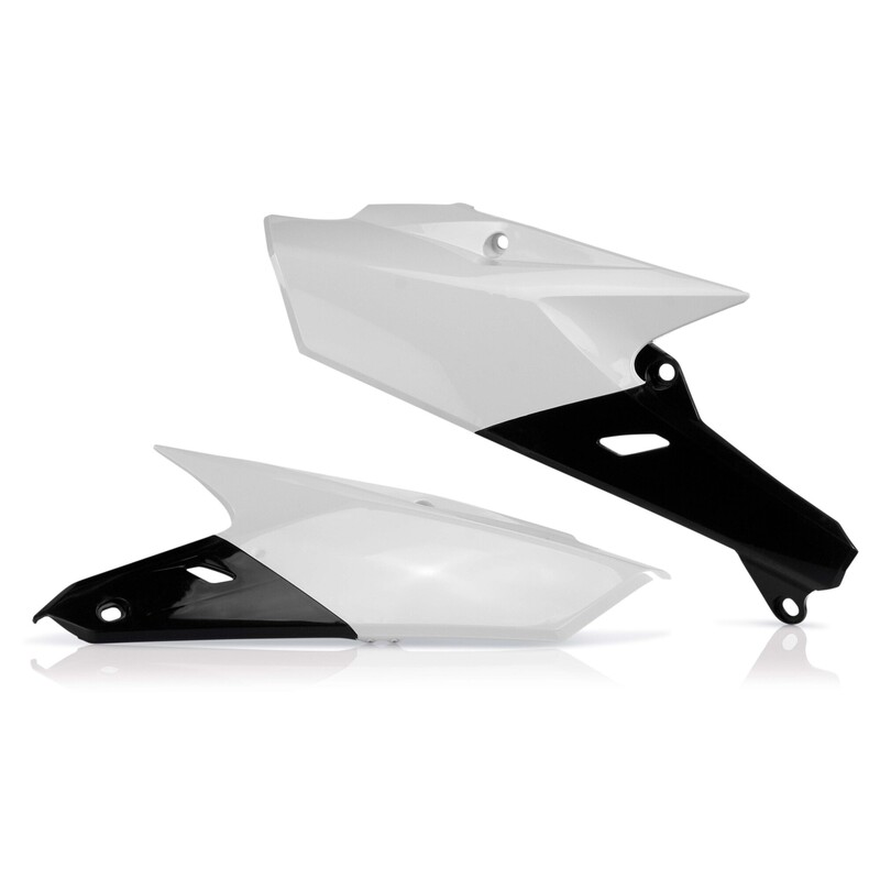 Acerbis Side Panels - White/black