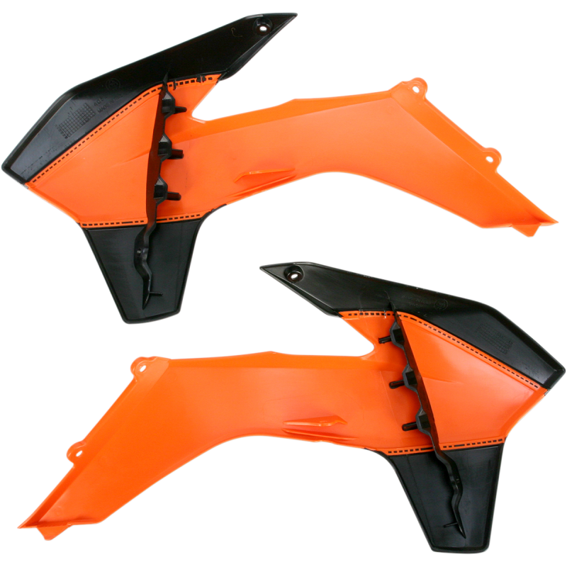 Radiator Shroud/Louver - Orange/black