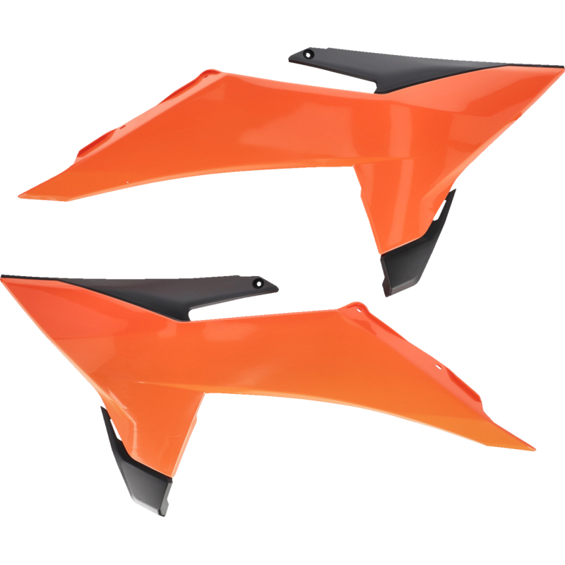 Radiator Shroud/Louver - Orange/black