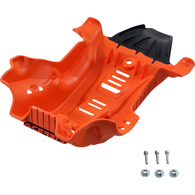 Acerbis Skid Plate - KTM 250 SX 19-20, 250/300 XC 19-20 - Orange 16/black