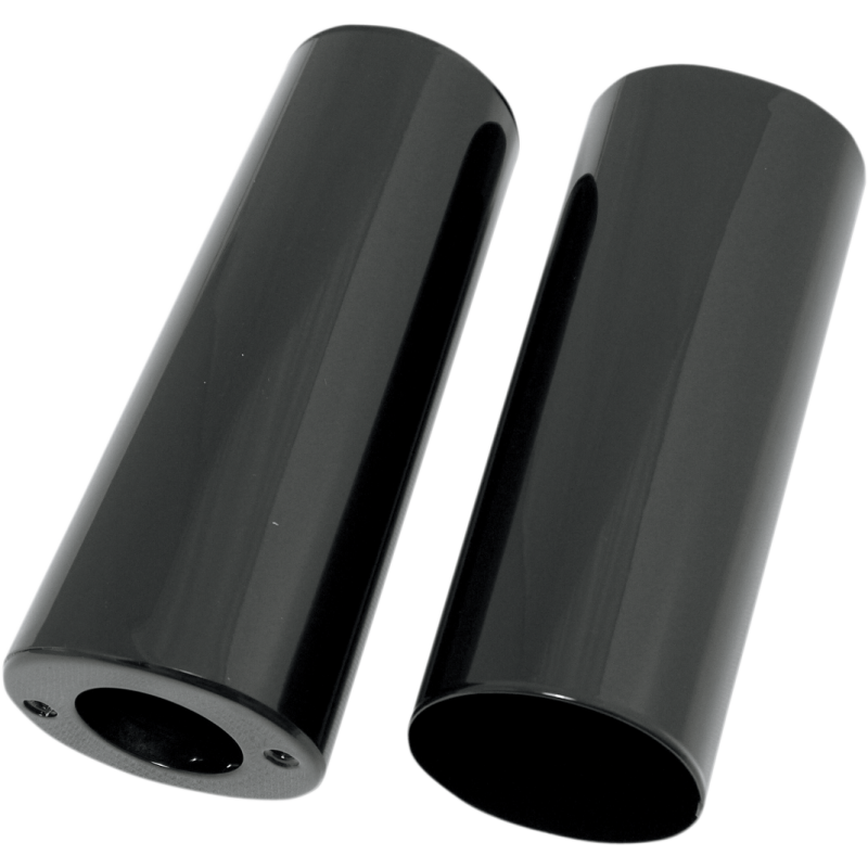 Fork Slider Covers - Gloss Black, +2"