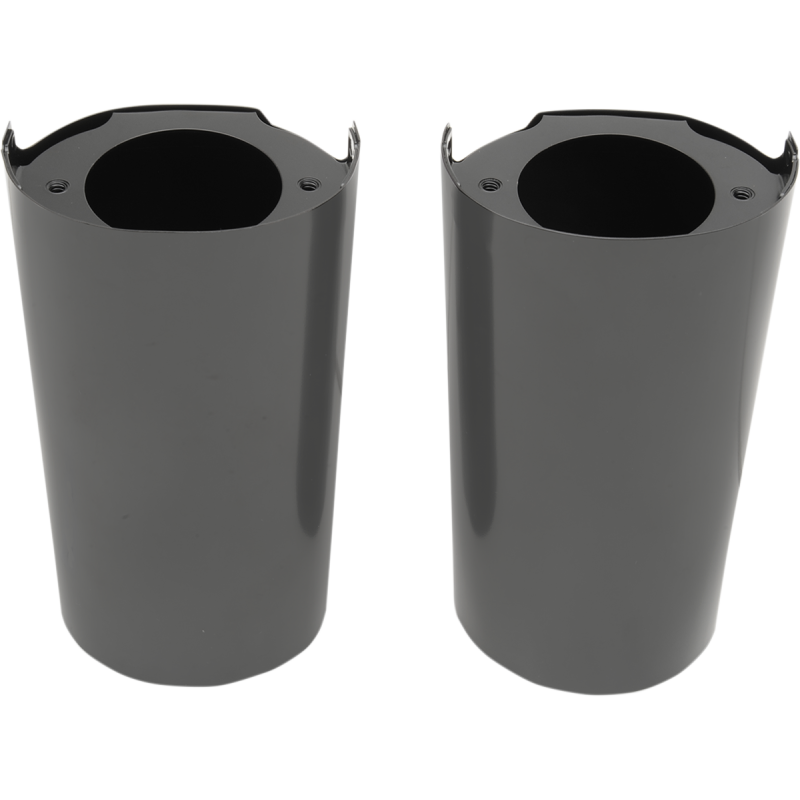 Fork Slider Covers - Black, +2"