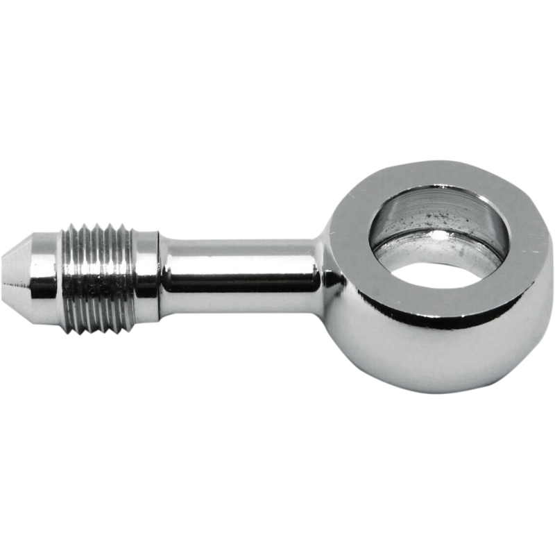 Chrome Fitting 7/16" x AN-3 180°