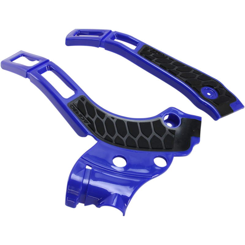 Acerbis X-Grip Frame Guard - Yamaha YZ125/250 06-26 - Blue/black