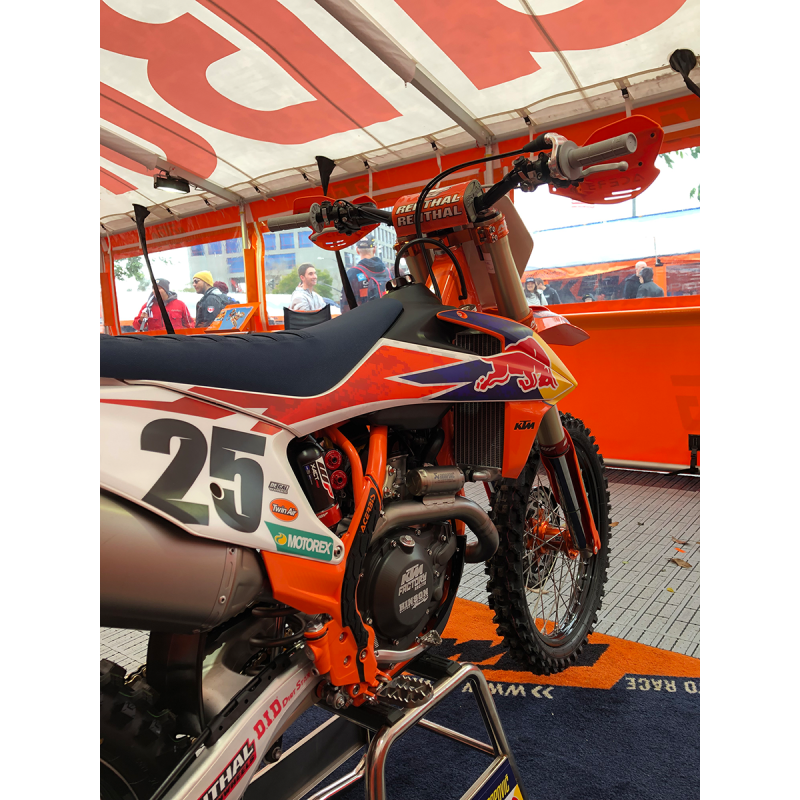 Acerbis X-Grip Frame Guard - KTM 85 SX 18-24 - Orange/black