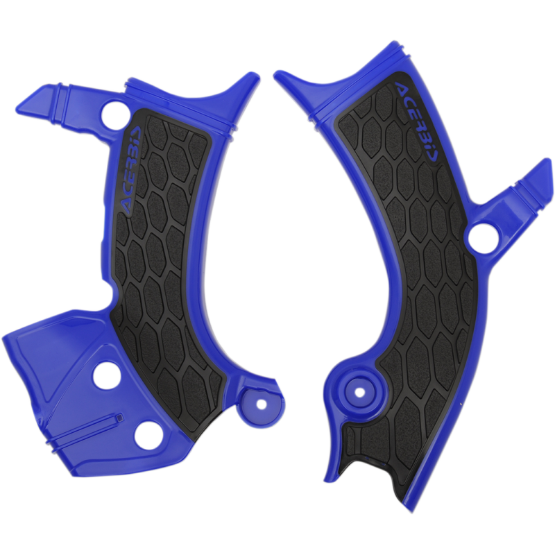 Acerbis X-Grip Frame Guard - Yamaha YZ250F 19-23, YZ250FX 20-24, YZ450F 18-22, YZ450FX 19-23 - Blue/black