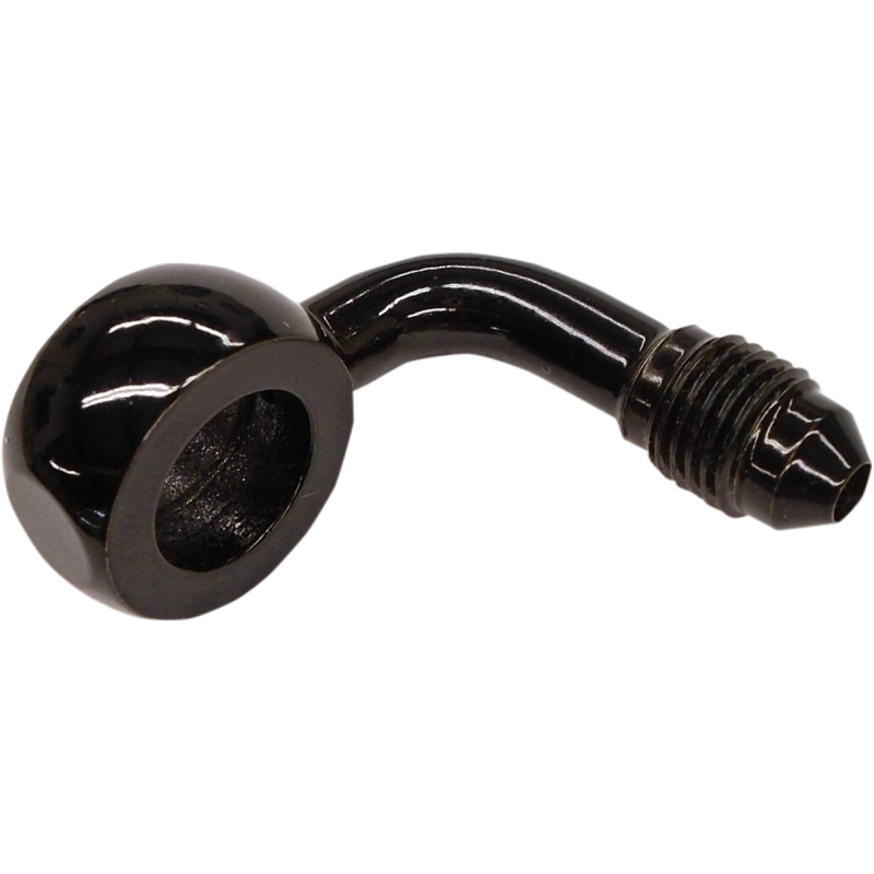 Black Fitting 7/16" x AN-3 90°