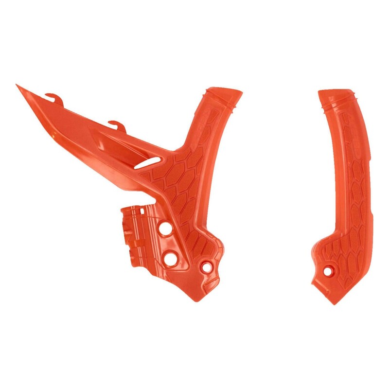 Acerbis X-Grip Frame Guard - KTM 125/250/300 SX, 125/250/300 XC, 125-300 XC-W, 250-450 SX-F, 250-450 XC-F, 350/500 XW-F 23-26 - Orange 16