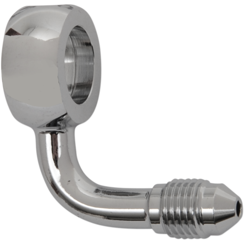 Chrome Fitting 12mm x AN-3 90°