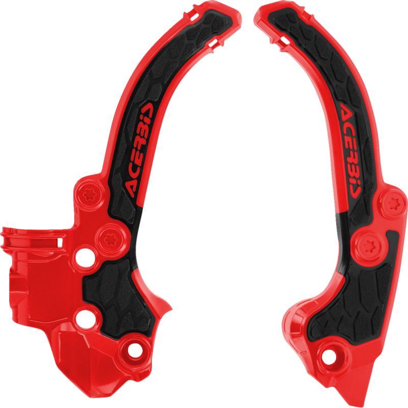 Acerbis X-Grip Frame Guard - KTM 50 SX 24-26 - Red/black