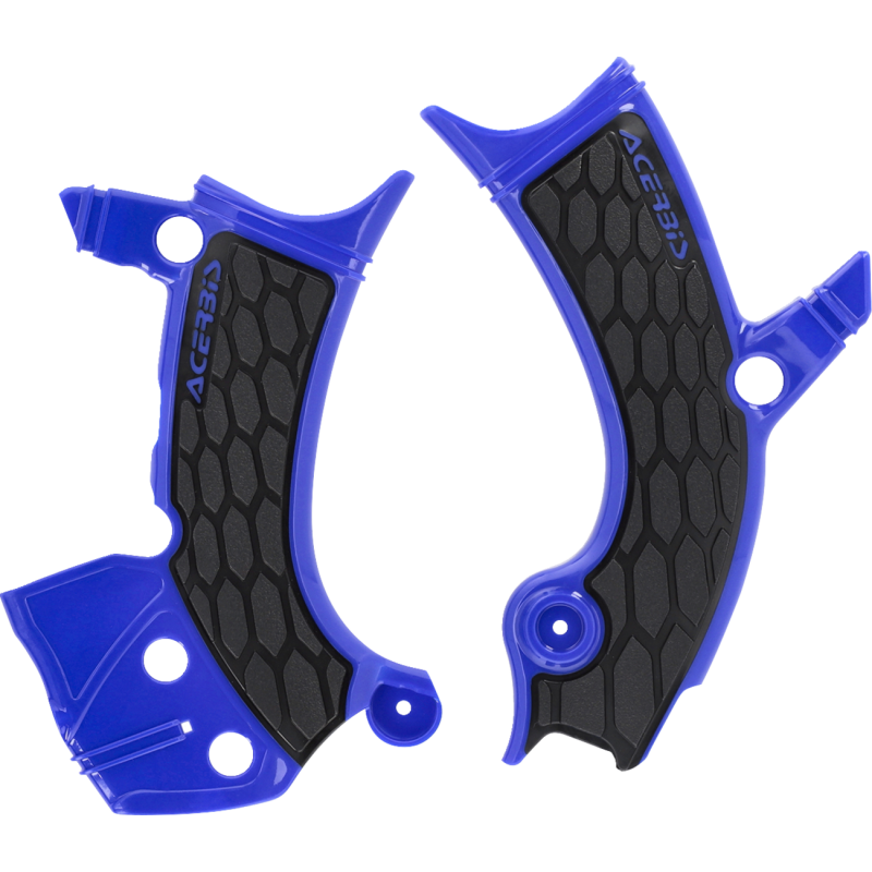 Acerbis X-Grip Frame Guard - Yamaha WR250F 25-26, WR450F 24-26 - Blue/black