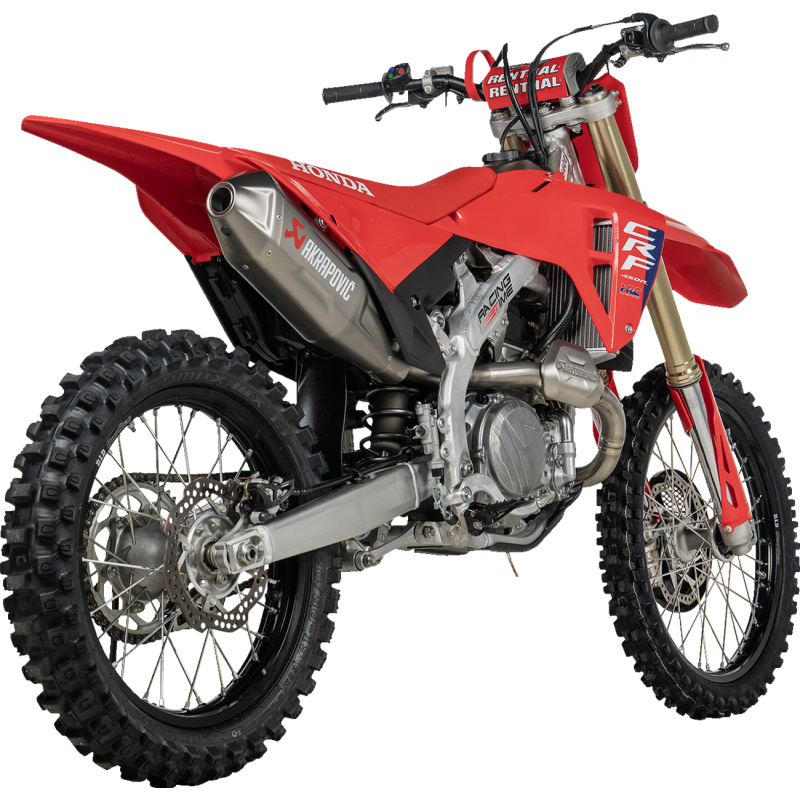 Titanium Header/Muffler/End Cap for Honda CRF450R/RX 25-26