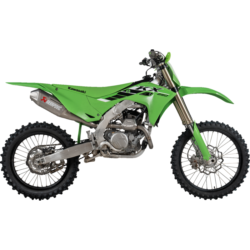 Titanium Header/Muffler/End Cap for Kawasaki KX250/X 25-26