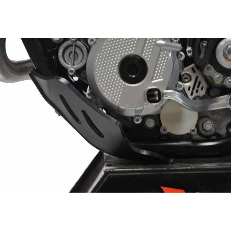 AXP Racing Plastic Skid Plate - KTM 250/350 EXC-F/XCF-W 17-23 - Black