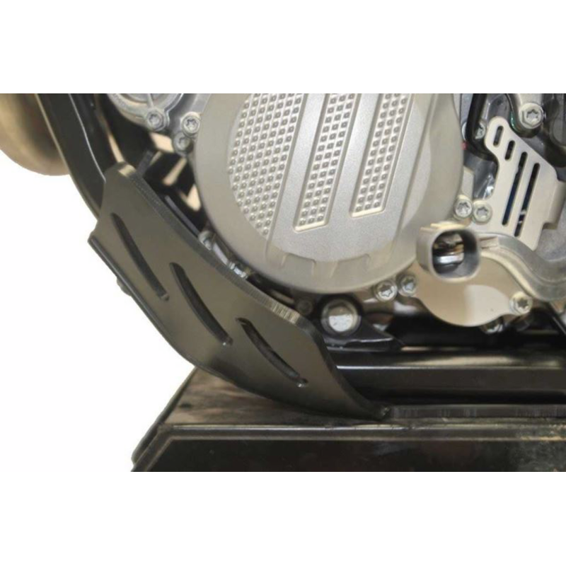 AXP Racing Plastic Skid Plate - KTM 450/500 XCF-W 17-23 - Black