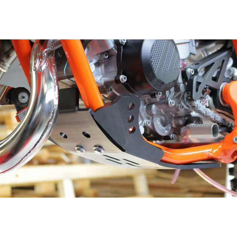 AXP Racing Plastic Skid Plate - KTM 85 SX 18-23 - Black