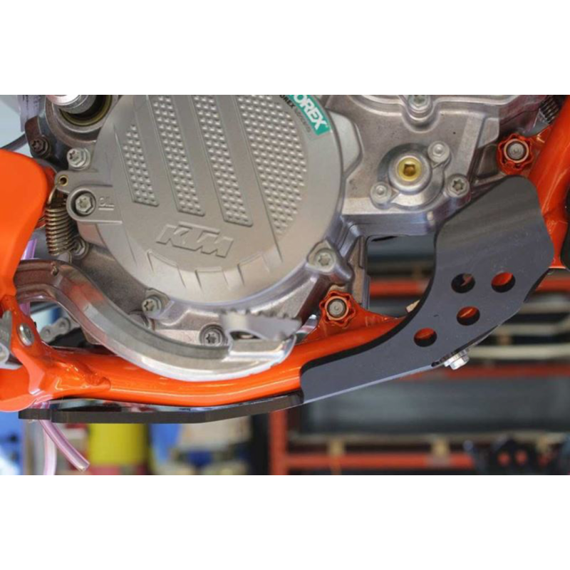 AXP Racing Plastic Skid Plate - KTM 85 SX 18-23 - Black
