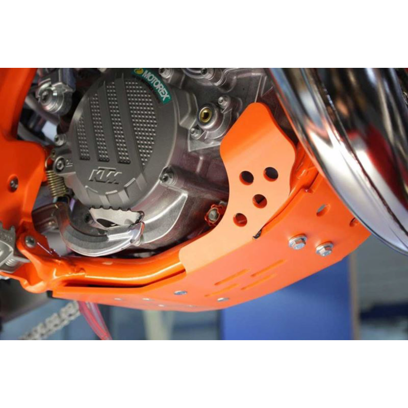 AXP Racing Plastic Skid Plate - KTM 85 SX 18-23 - Orange