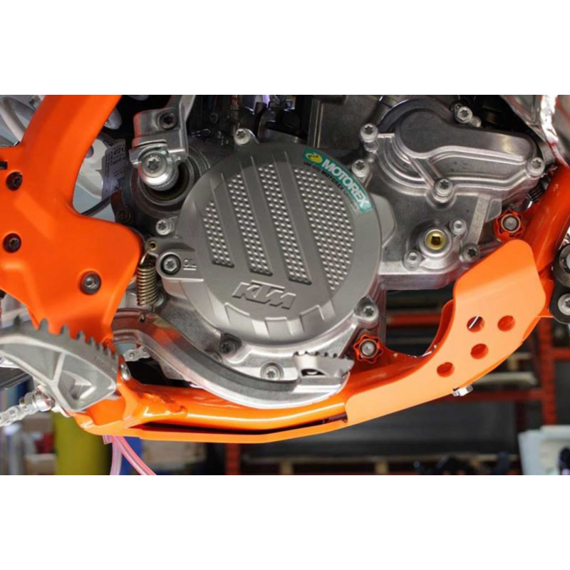AXP Racing Plastic Skid Plate - KTM 85 SX 18-23 - Orange