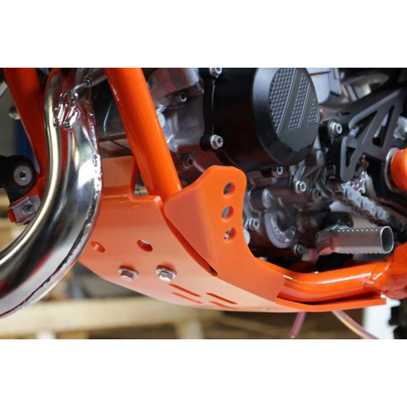 AXP Racing Plastic Skid Plate - KTM 85 SX 18-23 - Orange