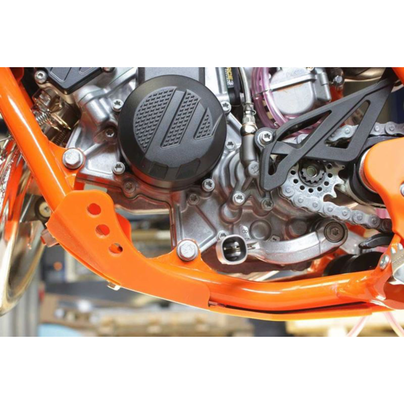 AXP Racing Plastic Skid Plate - KTM 85 SX 18-23 - Orange